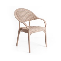 Bahex Bambu Rattan Kollu Koltuk - Sandalye Armchair - OUTDOOR & INDOOR Eylül Chair